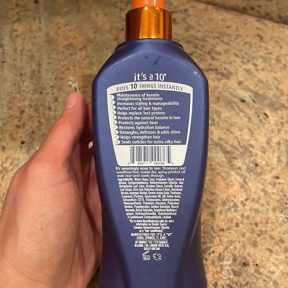 It’s a 10 miracle leave in plus keratin - Picture 5 of 6